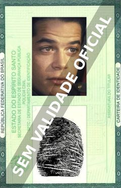 Imagem hipotética representando a carteira de identidade de Jorge Sanz
