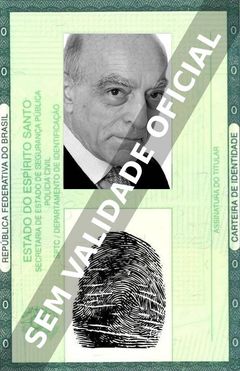 Imagem hipotética representando a carteira de identidade de José Lifante