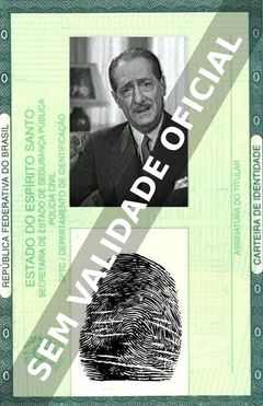 Imagem hipotética representando a carteira de identidade de José Prada