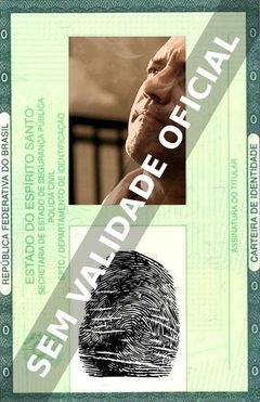 Imagem hipotética representando a carteira de identidade de José Raposo