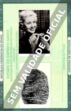 Imagem hipotética representando a carteira de identidade de Josefin Kipper