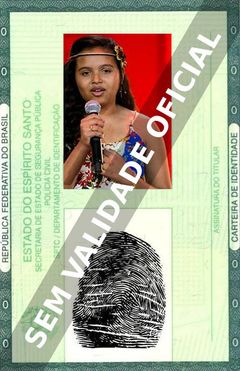 Imagem hipotética representando a carteira de identidade de Júlia Ferreira
