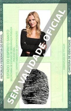 Imagem hipotética representando a carteira de identidade de Julia Palha