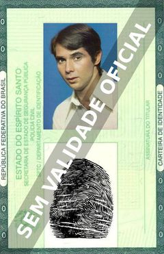 Imagem hipotética representando a carteira de identidade de Lauro Góes