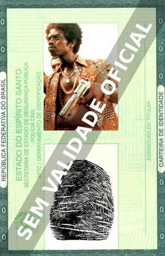 Imagem hipotética representando a carteira de identidade de Leandro Firmino (Zé Pequeno)