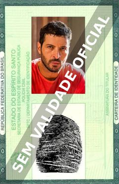 Imagem hipotética representando a carteira de identidade de Leandro Lima