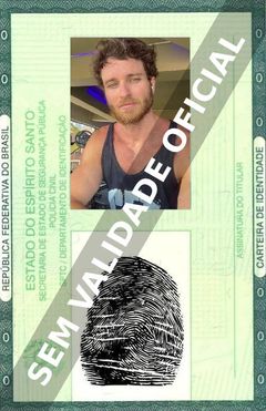 Imagem hipotética representando a carteira de identidade de Lucas Bissoli