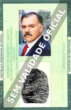 Imagem hipotética representando a carteira de identidade de Ludwig Manukian