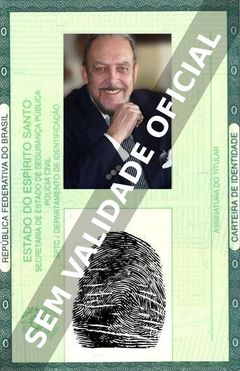 Imagem hipotética representando a carteira de identidade de Luís Carlos Miele