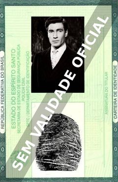 Imagem hipotética representando a carteira de identidade de Luis Dávila