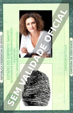 Imagem hipotética representando a carteira de identidade de Luísa Cruz