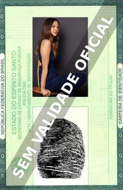 Imagem hipotética representando a carteira de identidade de Lynn Chen