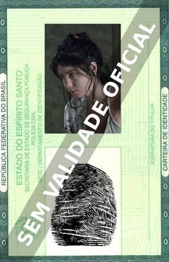Imagem hipotética representando a carteira de identidade de Manoela Dexheimer