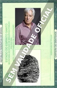 Imagem hipotética representando a carteira de identidade de Manuel Lourenço
