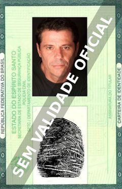 Imagem hipotética representando a carteira de identidade de Manuel Wiborg