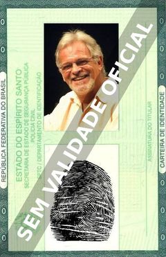 Imagem hipotética representando a carteira de identidade de Marcos Wainberg