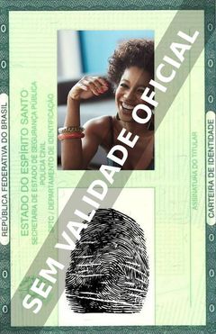 Imagem hipotética representando a carteira de identidade de Maria Gal