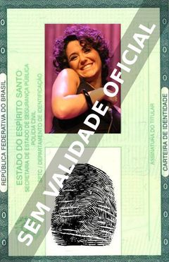 Imagem hipotética representando a carteira de identidade de Maria Rita 