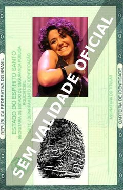 Imagem hipotética representando a carteira de identidade de Maria Rita