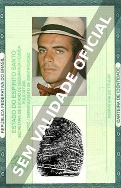 Imagem hipotética representando a carteira de identidade de Mário Gomes