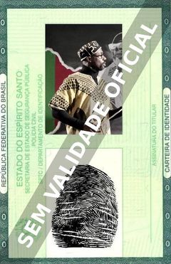 Imagem hipotética representando a carteira de identidade de Mario Joyner