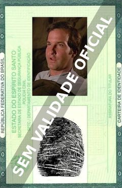 Imagem hipotética representando a carteira de identidade de Mark L. Taylor
