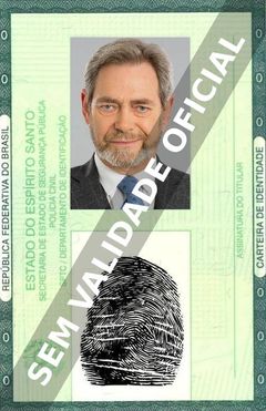 Imagem hipotética representando a carteira de identidade de Marques D'Arede