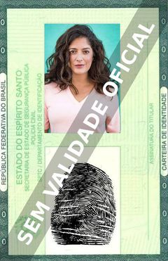 Imagem hipotética representando a carteira de identidade de Marta Gil