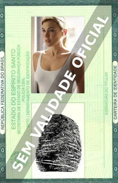 Imagem hipotética representando a carteira de identidade de Marta Nieto