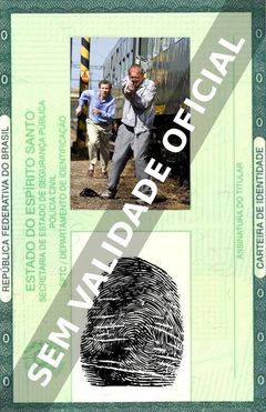 Imagem hipotética representando a carteira de identidade de Martin Finger