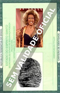 Imagem hipotética representando a carteira de identidade de Mary Scheer