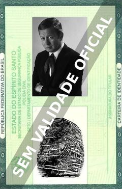 Imagem hipotética representando a carteira de identidade de Mel Tormé