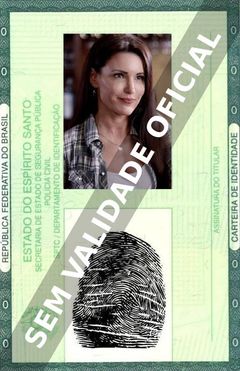 Imagem hipotética representando a carteira de identidade de Mercy Malick