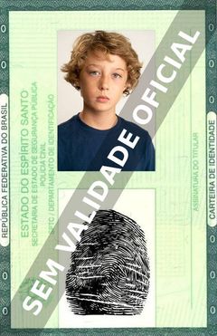 Imagem hipotética representando a carteira de identidade de Michael Banks Repeta