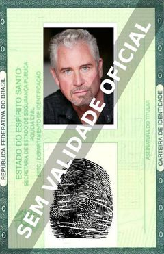 Imagem hipotética representando a carteira de identidade de Michael D. Conway