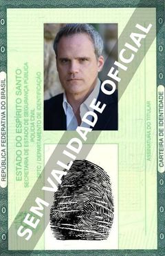 Imagem hipotética representando a carteira de identidade de Michael Park
