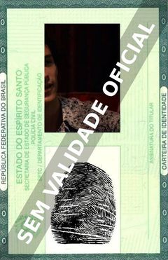 Imagem hipotética representando a carteira de identidade de Michel Noher