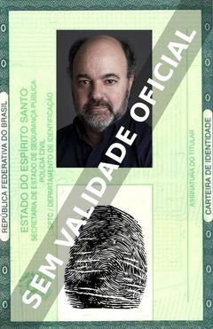 Imagem hipotética representando a carteira de identidade de Miguel Monteiro