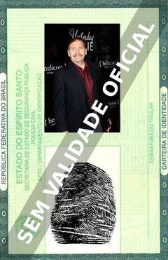 Imagem hipotética representando a carteira de identidade de Mik Scriba