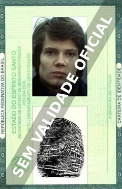 Imagem hipotética representando a carteira de identidade de Miroslaw Konarowski