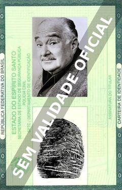 Imagem hipotética representando a carteira de identidade de Murray Rubin