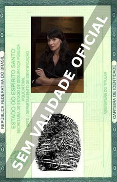Imagem hipotética representando a carteira de identidade de Nadia Comaneci