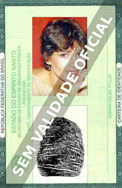 Imagem hipotética representando a carteira de identidade de Natália do Vale