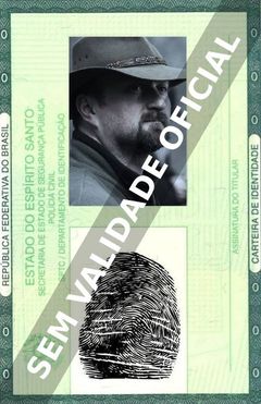 Imagem hipotética representando a carteira de identidade de Neil Marshall