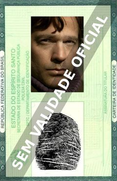 Imagem hipotética representando a carteira de identidade de Nicolás Pauls