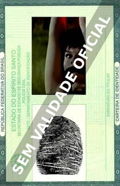 Imagem hipotética representando a carteira de identidade de Noëlle Adam