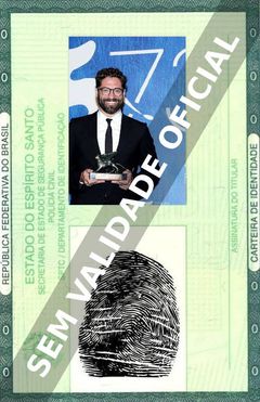 Imagem hipotética representando a carteira de identidade de Nuno Lopes