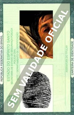 Imagem hipotética representando a carteira de identidade de Pablo Rago
