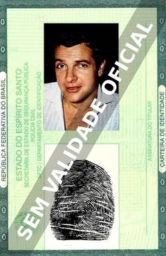 Imagem hipotética representando a carteira de identidade de Paul Guers