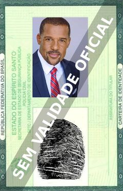 Imagem hipotética representando a carteira de identidade de Peter Parros
